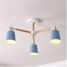 Люстра на штанге VARDA 3 lamps Blue