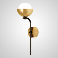 Настенный светильник FABIANA WALL Brass Black