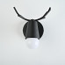 Бра с рожками DEER A Black