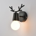 Бра с рожками DEER A Black