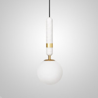 Подвесной светильник NOEL white brass