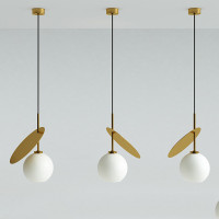Подвесной светильник CHERRY D25 Gold/White
