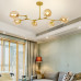 Люстра Адель Branching Bubble Chandelier L3 Black Transparent