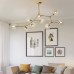 Люстра Адель Branching Bubble Chandelier L3 Black Transparent