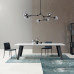 Люстра Адель Branching Bubble Chandelier L3 Black Transparent