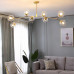 Люстра Адель Branching Bubble Chandelier L3 Black Transparent