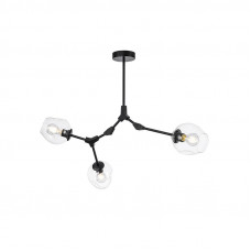 Люстра Адель Branching Bubble Chandelier L3 Black Transparent