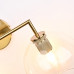 Бра RH Utilitaire Globe Shade Double Sconce Brass