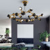 Дизайнерская люстра ATOMIC ROUND SUSPENSION Black