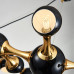 Дизайнерская люстра ATOMIC ROUND SUSPENSION Black