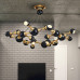Дизайнерская люстра ATOMIC ROUND SUSPENSION Black