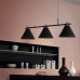 Подвесной реечный светильник CONE 4 Black