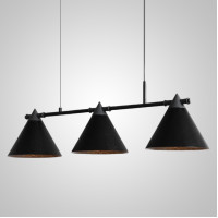 Подвесной реечный светильник CONE 4 Black