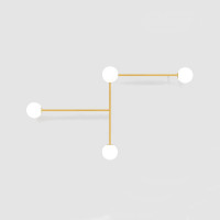 Настенный светильник LINES 4 золото