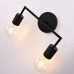 Бра RH Utilitaire Double Sconce Black