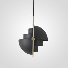 Люстра Louis Weisdorff Gubi Multi-lite Suspension Lamp Black