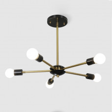 Люстра на штанге SPUTNIK D55 Gold/Black base