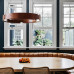 Подвесной кольцевой светильник RANGE 1 D55 Black walnut