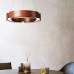Подвесной кольцевой светильник RANGE 1 D55 Black walnut