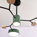 Люстра на штанге MEADE 4 lamps Green