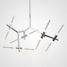 Люстра Агнес Chandelier Summer 10 Silver