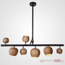 Подвесной реечный светильник CONNY L7 Light brown ball