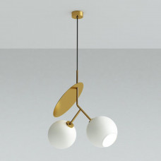 Подвесной светильник CHERRY D50 Gold/White