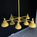 Люстра на штанге FANTA A 8 lights Yellow