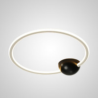 Полоточный светильник FINNLAUG D52 White Black 4000К