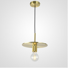 Подвесной светильник RH Utilitaire Disk Shade Pendant Brass