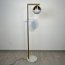 Торшер Geneva Single Glass Globe Floor Lamp