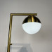 Торшер Geneva Single Glass Globe Floor Lamp
