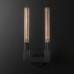 Бра RH CANELLE wall lamp DOUBLE Sconces Black