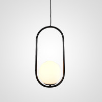 Подвесной светильник Matthew McCormick hoop 40 Black MILA Pendant
