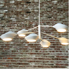 Люстра на штанге LANT D95 6 lamps White