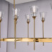 Люстра TORCHE DE VERRE Linear Chandelier 12