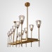 Люстра TORCHE DE VERRE Linear Chandelier 12
