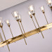 Люстра TORCHE DE VERRE Linear Chandelier 12