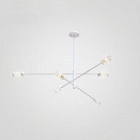 Дизайнерская люстра SKELBY H24 White/Transparent