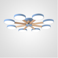 Потолочная люстра TURNA 8 Blue