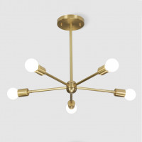 Люстра на штанге SPUTNIK D55 Gold