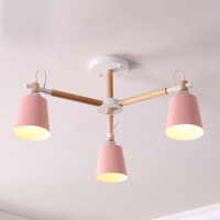 Люстра на штанге VARDA 3 lamps Pink