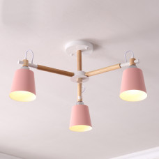 Люстра на штанге VARDA 3 lamps Pink