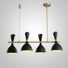 Подвесной реечный светильник TRUMPET LINE L85 Black