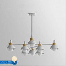 Люстра на штанге FANTA A 8 lights White