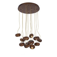 Дизайнерская люстра CAPSULES D55 Dark wood