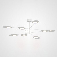 Люстра на штанге INGEL D120 8 lamps White