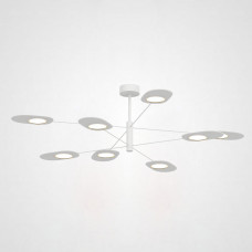 Люстра на штанге INGEL D120 8 lamps White