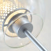 Настенный светильник CATCH WALL ball L55 steel