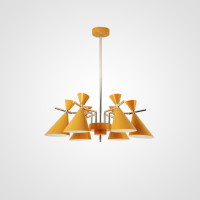 Люстра на штанге FRANKA D80 6 lamps Yellow